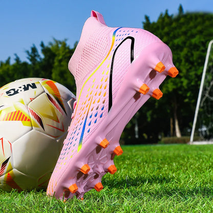 Men's Football Field Boots Ultralight Turf Indoor Society Training Soccer Shoes Cleats for Kids Sneakers TF/FG Football Shoes