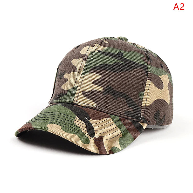 Adjustable Baseball Cap Summer Sunscreen Hat Camouflage Camo Camping Hiking Fishing Caps