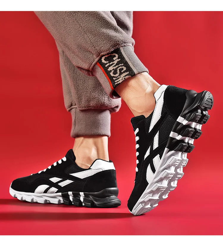Nuove scarpe da running da uomo e da donna, sneakers casual traspiranti, antiscivolo e ammortizzate, comode per sport all’aperto e camminata, taglie 36-48