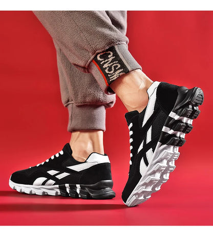 Nuove scarpe da running da uomo e da donna, sneakers casual traspiranti, antiscivolo e ammortizzate, comode per sport all’aperto e camminata, taglie 36-48