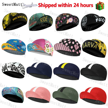 Casquette de cyclisme rétro SweetMatt Classic : simple, colorée, plusieurs styles au choix, taille unisexe, séchage rapide