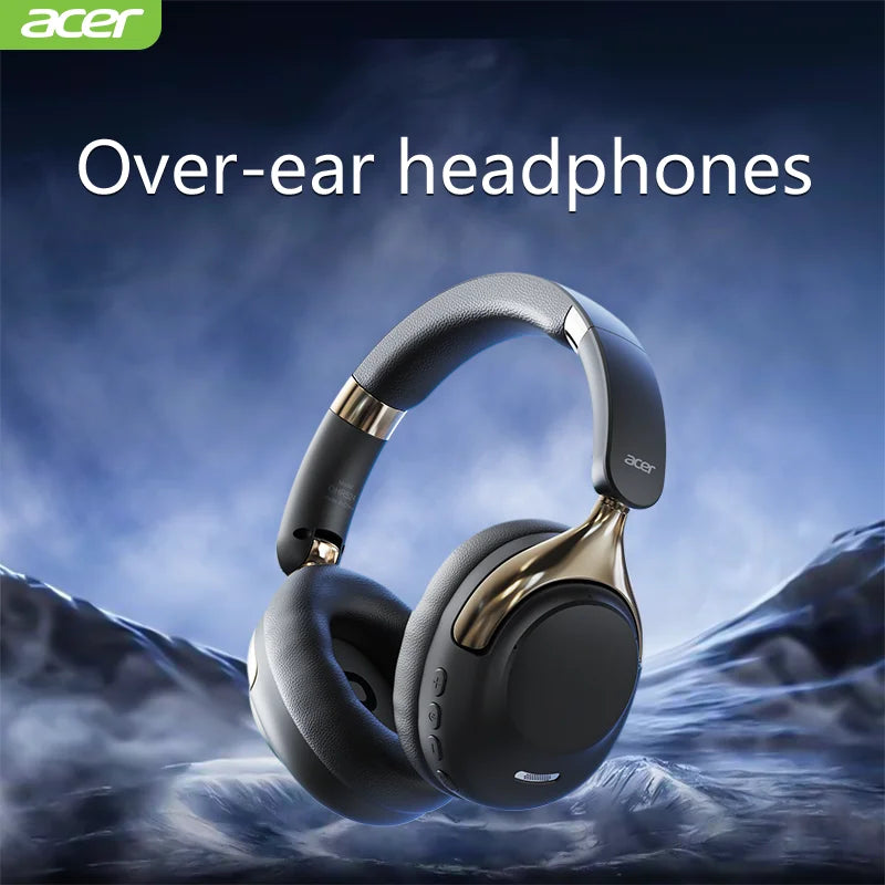 Acer ANC Wireless Bluetooth Headphones 360° Surround Sound Headsets Gamer Sports Earphones Noise Reduction with HD Mic OHR524