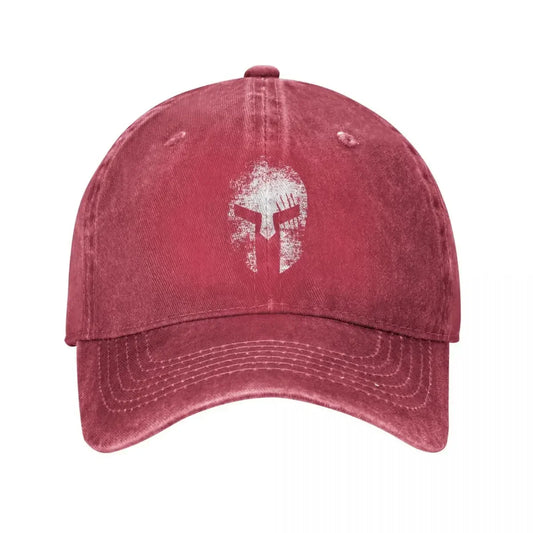 Spartan Sparta Warrior Baseball Cap Retro Distressed   for Men Women Running Golf Adjustable Fit Hats Cap