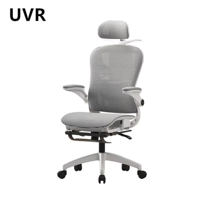 UVR Gaming Computer Chair Can Sit Reclining Lift Ergonomic Armchair Living Room Backrest Boss Chair Mesh Office Chair Furniture