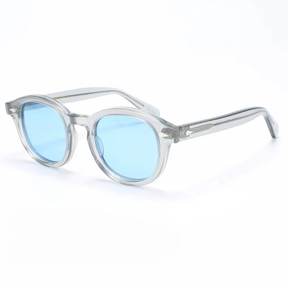 Polarized Sunglasses Men Women Johnny Depp Lemtosh Style Sun Glasses Retro Round Acetate Frame UV400 Lens Oculos