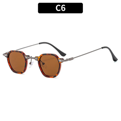 2025 Small Square Sunglasses Riding Driving Sun Glasses Women Men Brand Designer Metal Frame Eyewear Shades Oculos De Sol UV400