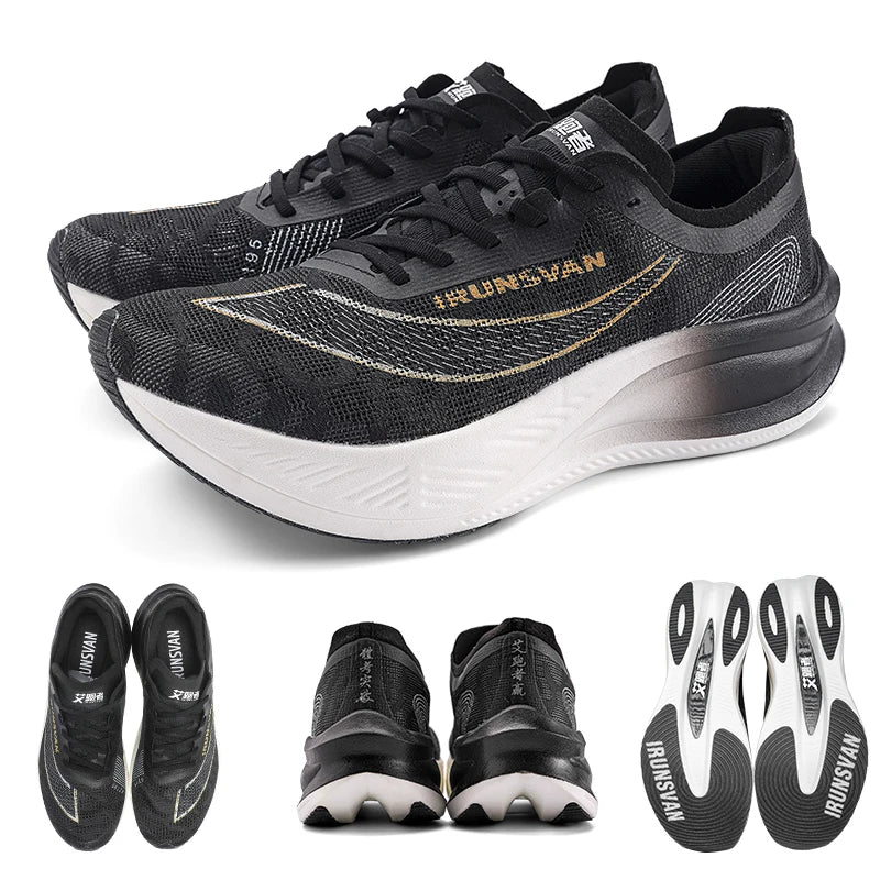 IRUNSVAN  Lightweight Marathon Sneakers Men Running Shoes Breathable Sports Shoes Casual Comfortable Athletic Training Unisex