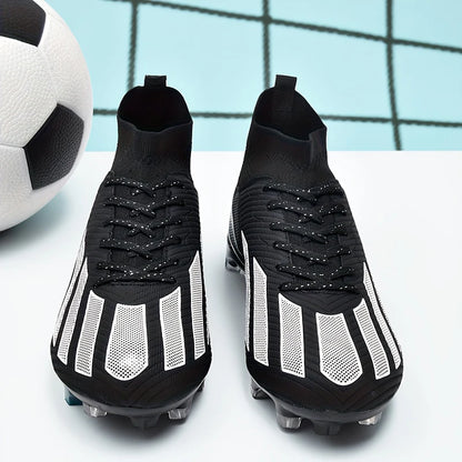 New Men's Football Boots Adult Soccer Field Shoes Teenager Sports Cleats Outdoor Grass Training Boots High-Quality Sneakers