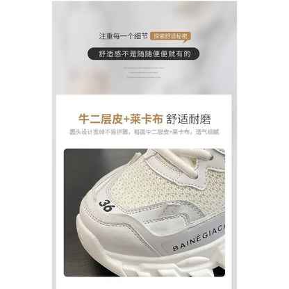 2026 Fashion Sport And Leisure Shoe Comfortable Wearable Walking Jogging Shoe Designer Thick Bottom Walking Shoe 36-44