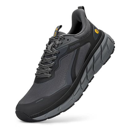 FitVille-schoenen met brede teenruimte voor heren, goed gedempte extra brede schoenen, antislip, breed, lichtgewicht en ademend, voor hardlopen