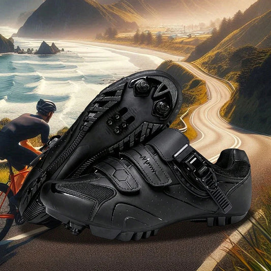 Neutral MTB Cycling Shoes, Compatible With Peloton Road Cycling Shoes, Men's Cycling Sports Shoes, Reflective Strip Design