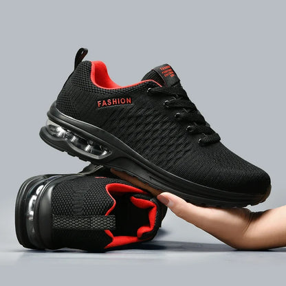 Men's Running Shoes Outdoor Sports Casual Mesh Tennis Shoes Lace-Up Lightweight Gym Jogging Shoes for Men 2024 New Male Sneakers