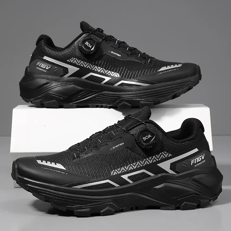 Frühlings- & Sommer-Laufschuhe für Herren – Outdoor-Wanderschuhe, abriebfeste Trailschuhe mit BOA-Verschluss, atmungsaktiver Sport- & Freizeitstil