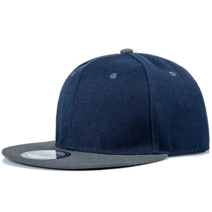 Cap Plain Snapback-kasket til voksne – Hip Hop-baseballkasket til mænd og kvinder – udendørs fritidskasket