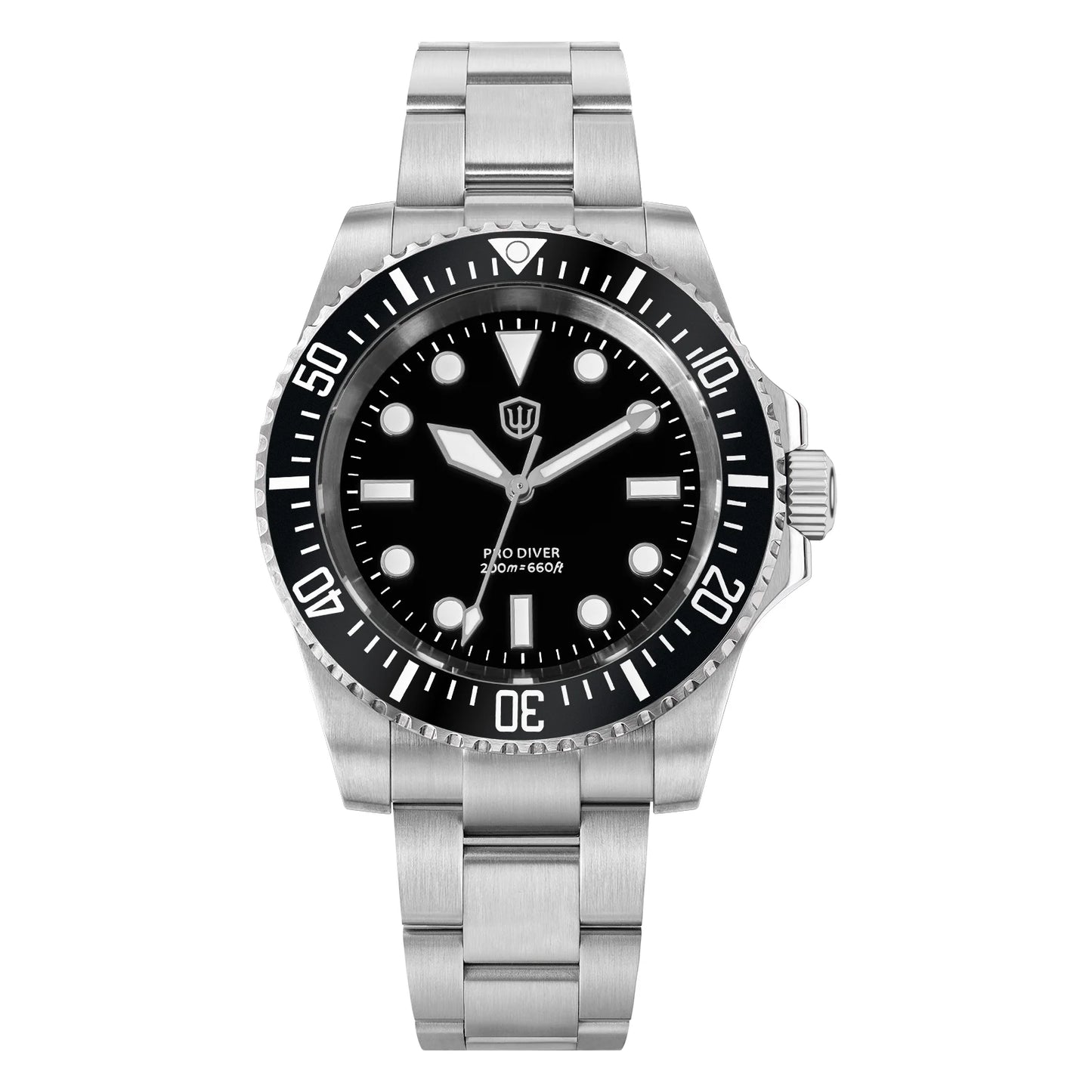 Watchdives WD1680Q V2 VH31 Sweep Quartz Movement Watch Luxury Top Brand Sapphire Stainless Steel 20Bar Waterproof Men Watches