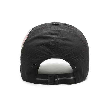 Casquette de baseball printemps/été à séchage rapide pour homme et femme, pour les activités de plein air, la plage et le camping, chapeau de soleil imprimé de fleurs de style chinois B149