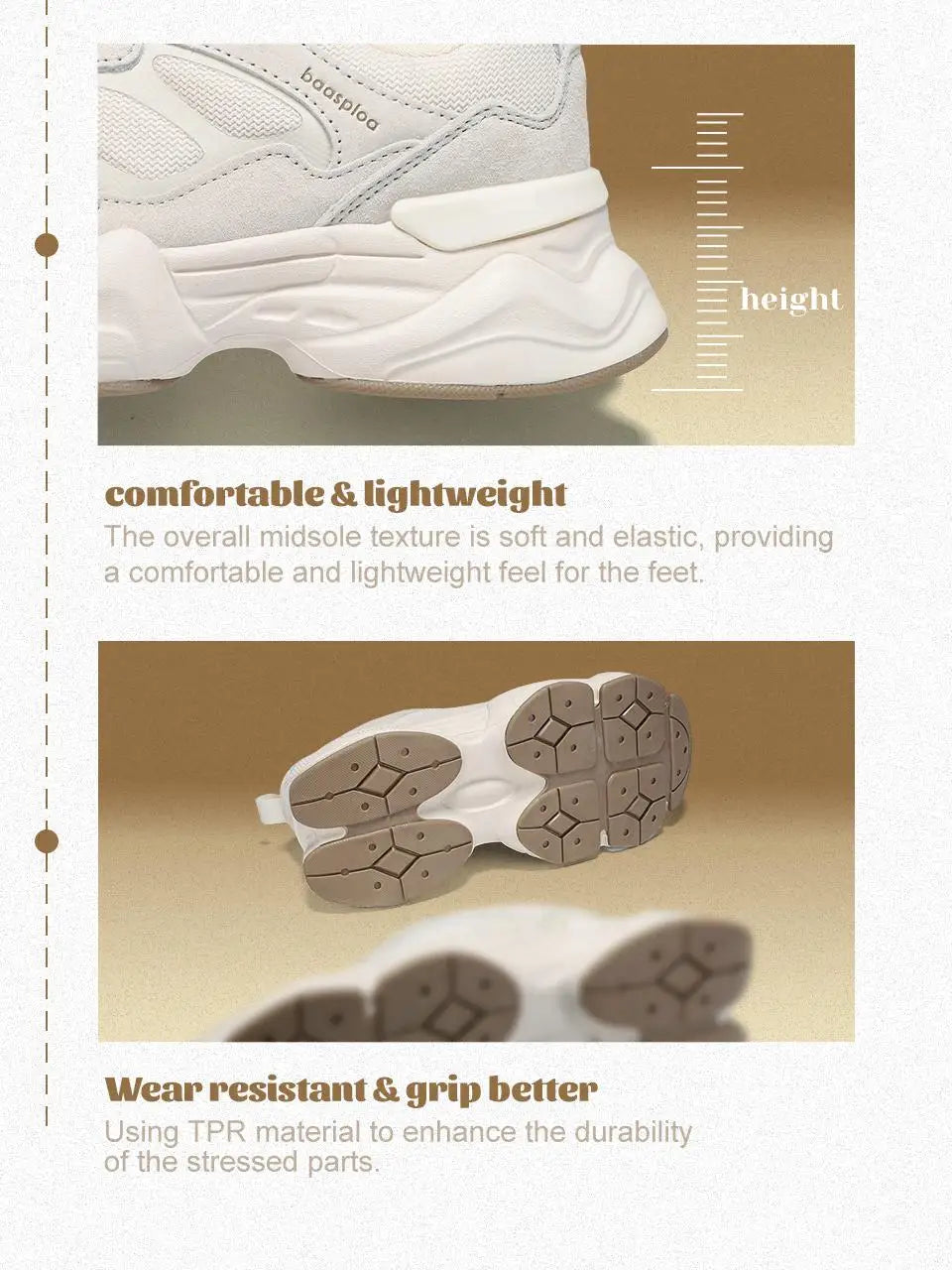 Baasploa Women Running Sneakers Brand Mesh Breathable Comfortable Walking Shoes Outdoor Anti-slip Female Casual Jogging Sports Shoes