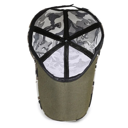 Adjustable Baseball Cap Summer Sunscreen Hat Camouflage Camo Camping Hiking Fishing Caps