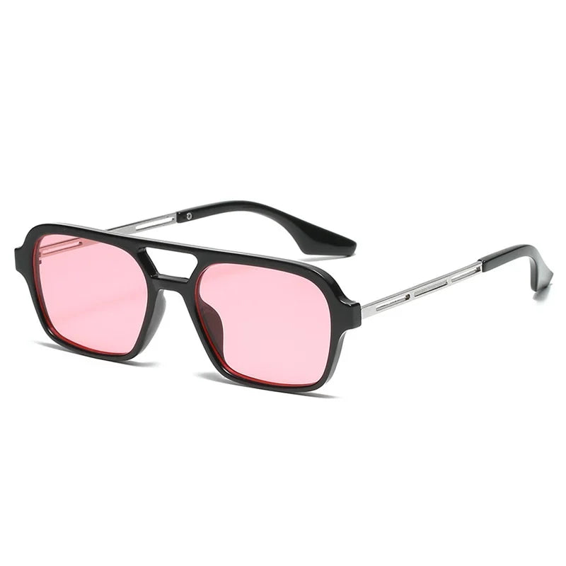 Square Small Frame Double Beam Sunglasses Pilot Retro Sunglasses Instagram Popular Classic Sunglasses 3517