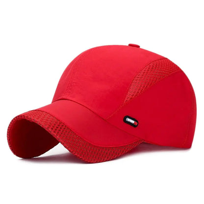 Waterproof Cotton Quick Dry Baseball Cap Snapback Hats Mesh Sun Hat