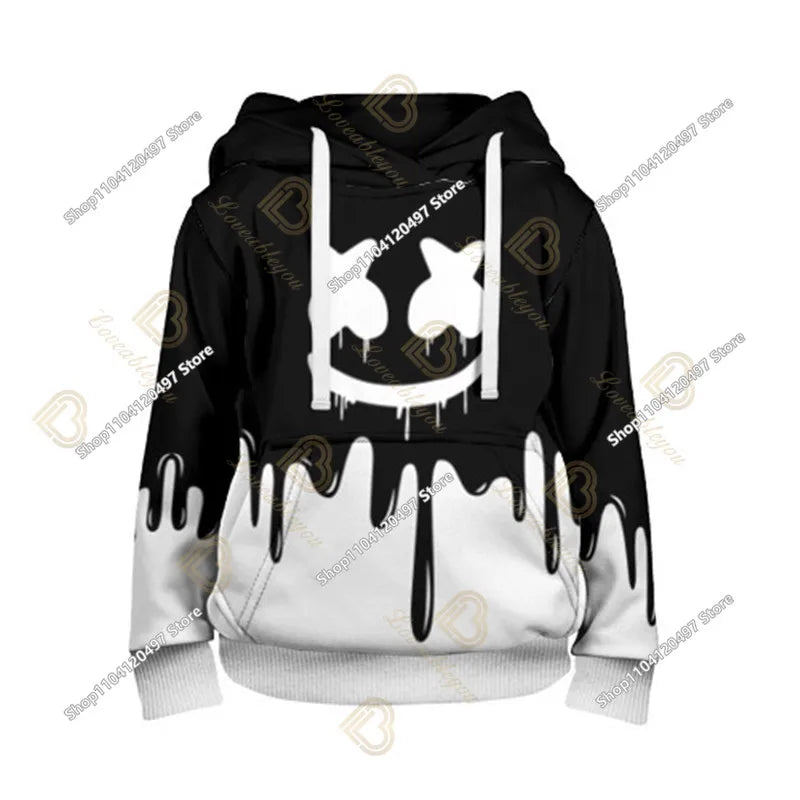 2-14Y Fortnite-sweatshirt voor kinderen met print, hoodie-sweatshirts voor jongens en meisjes, modieus Harajuku-jack, kinderkleding, games-cosplaykostuum