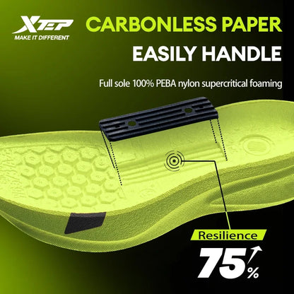 XTEP 2000km PRO Running Shoes For Men 2026 Spring Soft Durability Stability Comfort Lightweight Male Sports Sneaker 874219110026