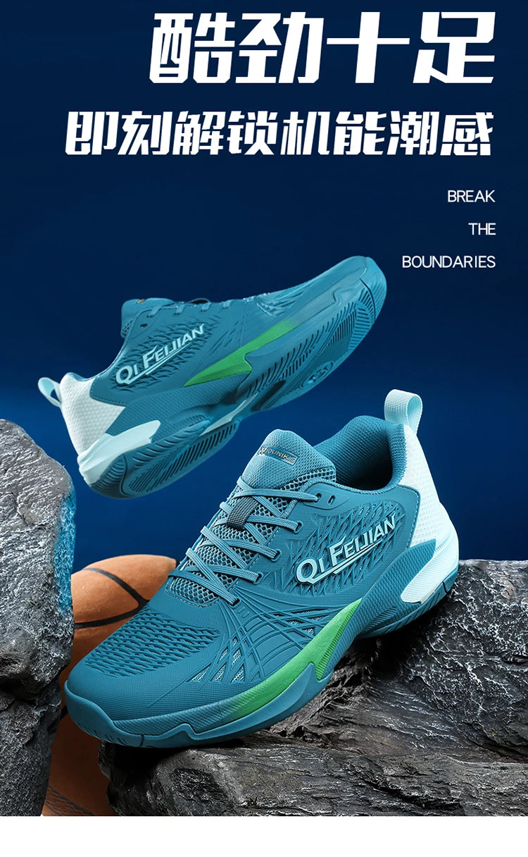 New Tennis Shoes, Large Size 36-45, Outdoor Anti-Slip Volleyball Shoes, Lightweight Fitness Badminton Shoes