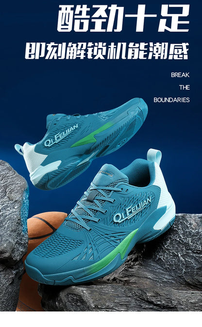 New Tennis Shoes, Large Size 36-45, Outdoor Anti-Slip Volleyball Shoes, Lightweight Fitness Badminton Shoes