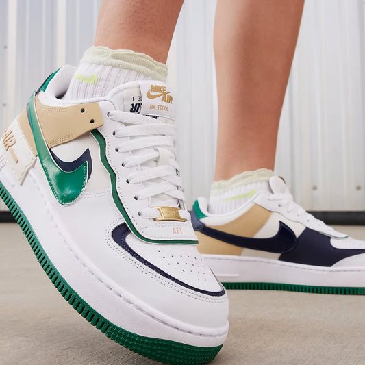 Nike Genuine AF1 Shadow Women's Thick-Soled Wear-Resistant Casual Sports Shoes DZ1847-102