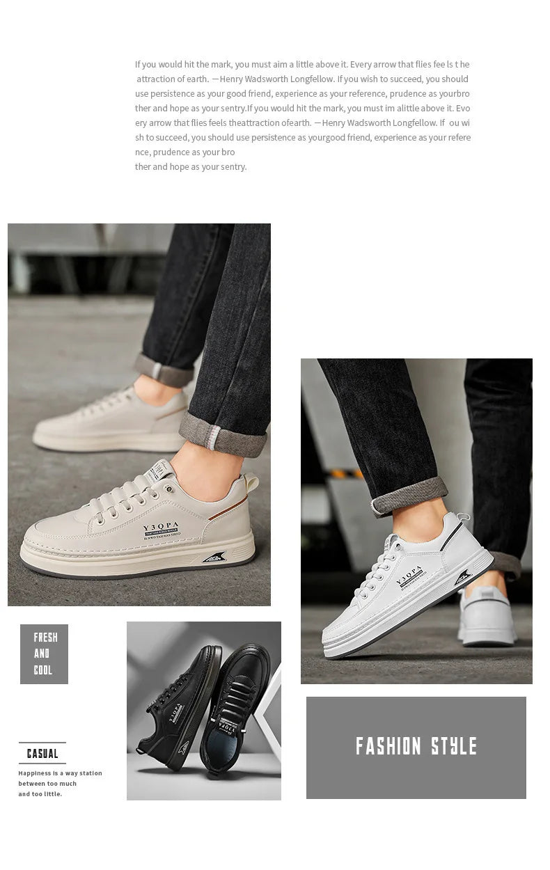 Modische Sommer-Freizeitschuhe für Herren, sportliche Slip-On-Loafer zum Autofahren, vielseitig, bequem, atmungsaktiv, verschleißfest, Leder -..