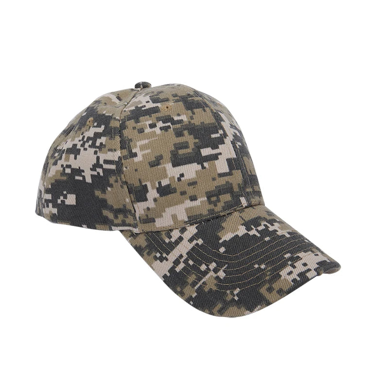 Adjustable Baseball Cap Summer Sunscreen Hat Camouflage Camo Camping Hiking Fishing Caps