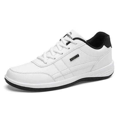 New Men's Four Seasons Waterproof Walking Shoes Casual Leather Sports Shoes Non-Slip Camping Shoes Men's Tennis Shoes