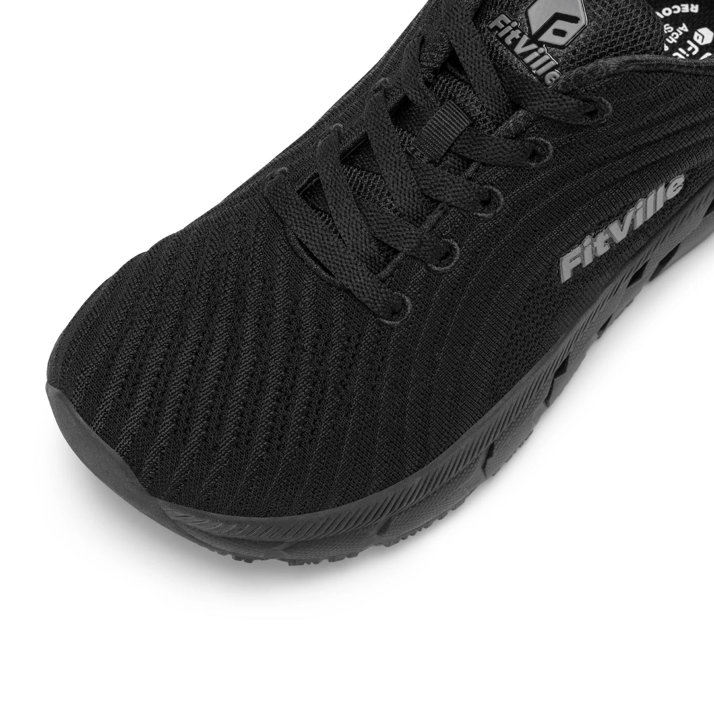FitVille-schoenen met brede teenruimte voor heren, goed gedempte extra brede schoenen, antislip, breed, lichtgewicht en ademend, voor hardlopen