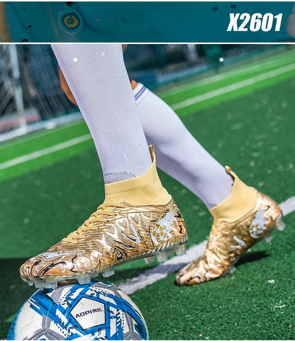 New Men Professional Soccer Shoes Non-slip Football Boots Unisex Breathable Futsal Sports New Cleats Drop Shipping Ultralight