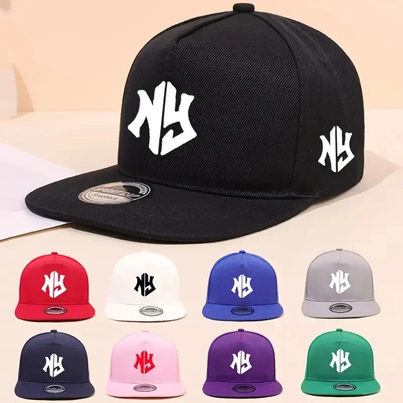 Baseballová čepice s neutrálním potiskem písmen, vhodná na jaro a podzim, nastavitelná, ležérní, ve stylu hip-hop, s kšiltem, chránící před sluncem