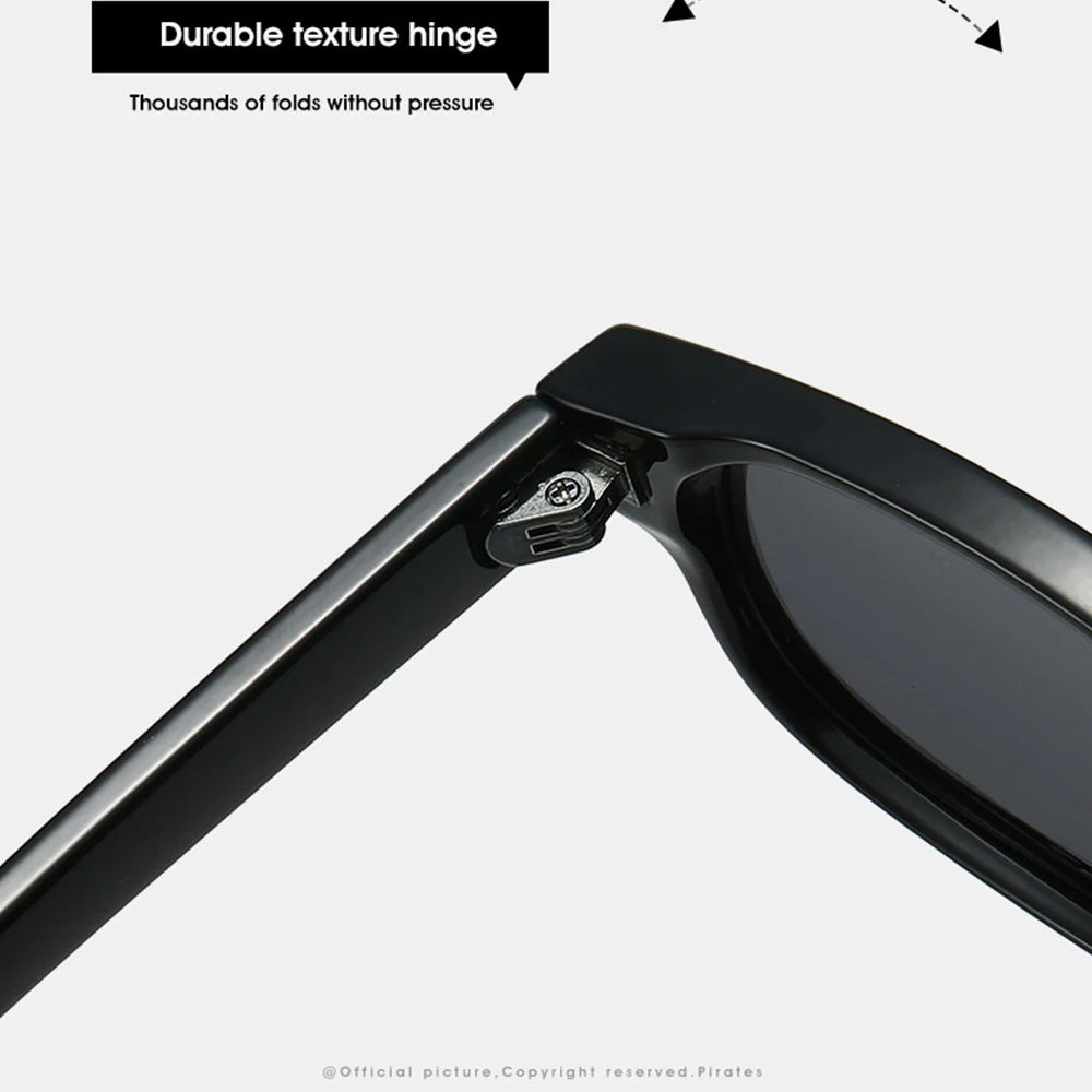 Uv400 Eyewear Versatile Unisex Sun Glasses Small Square Sunglasses Polarized Fashion Designer Eyepiece For Travel Fishing Daily