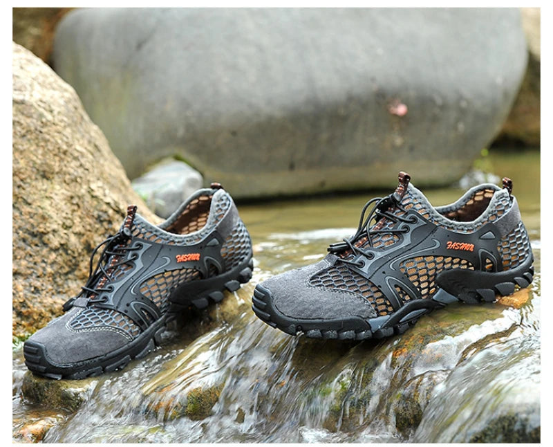 Breathable Outdoor Hiking Shoes Sports Wading Shoes Fishing Men's Shoes Summer Casual Sandals Comfortable and Breathable