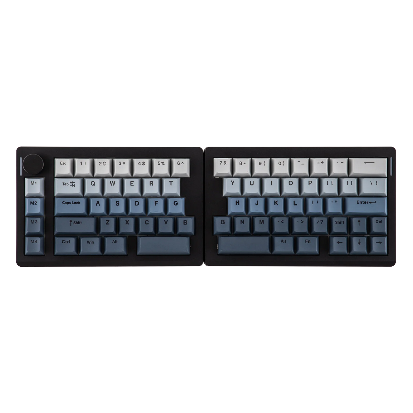 EPOMAKER Split70 QMK/VIA 70% Split Layout Hot-Swap Wired/BT/2.4Ghz Wireless Mechanical Gaming Keyboard with Programmable Knob