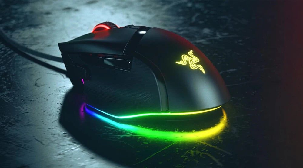 Original Razer Basilisk V3 Wired Gaming Mouse Gamer 26000 DPI Optical Sensor E-sports With RGB Lighting For PC Laptop