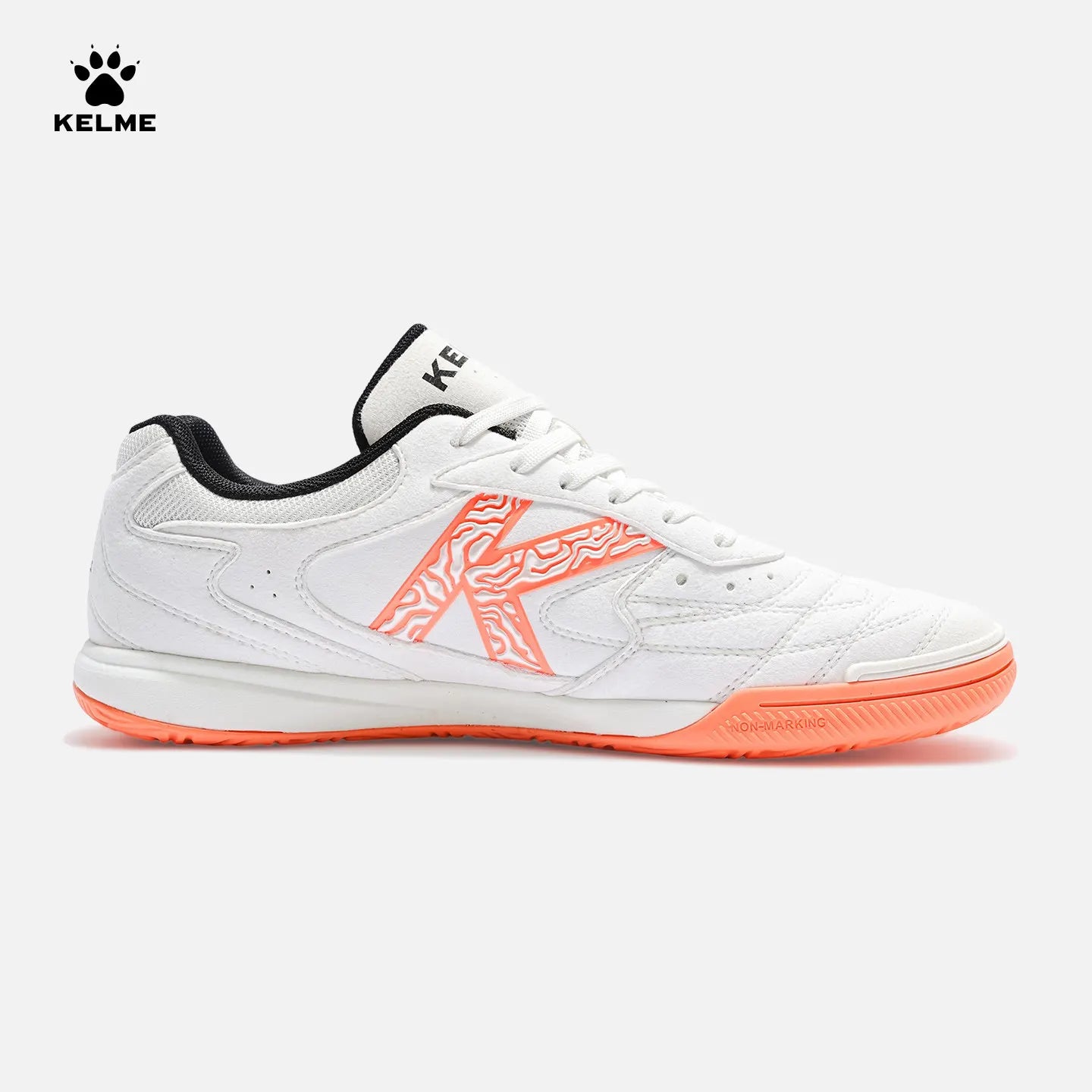 Kelme Hallenfußballschuhe für Erwachsene, flache Sohle, Jugendspiel, Five-a-side-Training, Fußballschuhe, Herren-Futsal-Sneaker