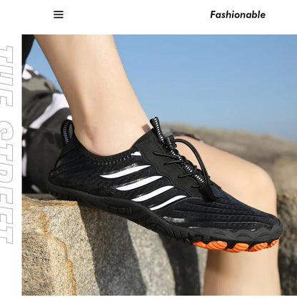 Men Women Water Shoes Aqua Shoes Drainage Beach Sports Swim Sandals Quick Dry Boating Barefoot Diving Fishing Surfing Sneakers