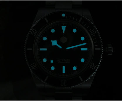 San Martin 40mm Aluminum Bezel NH35 BB58 Automatic Watches For Men Dive Wristwatch 20ATM Sapphire Luminous Reloj SN0008D