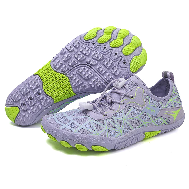 New Barefoot Wading Shoes Men and Women Mesh Quick-Drying Beach Shoes Outdoor Non-Slip Swimming Shoes Unisex Water Sports Shoes