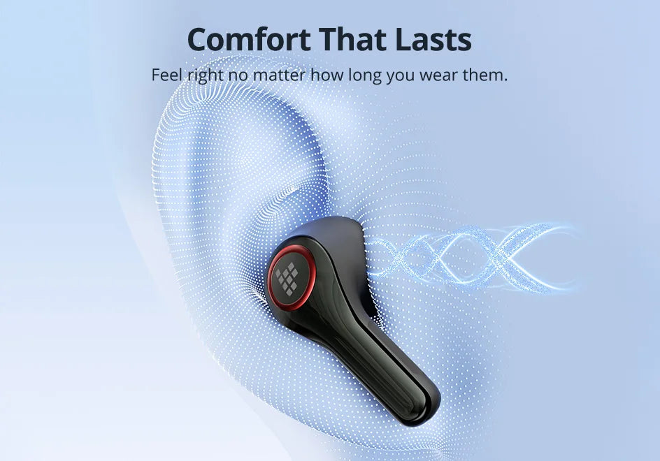 Tronsmart Sounfii NC 2 Earphones Bluetooth Wireless Hybrid ANC Earbuds with Hi-Res Audio, 40H Playtime, 2026 NEW CHOICE