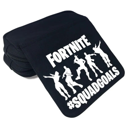 Fortnite Kids Pencil Bag Kawaii Pencil Case Large Capacity Waterproof Handheld Cosplay Pencil Pouch Office Stationary Gift Toy