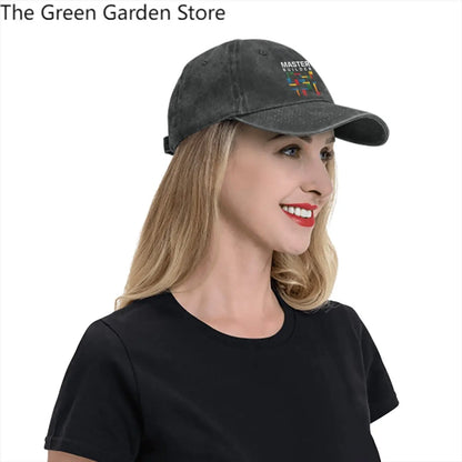 Building Blocks Multicolor Hat Peaked Men's Cap Cool Master Builder  Building Blocks Personalized Visor Protection Hats
