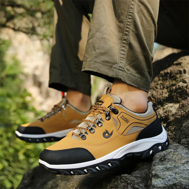 Men's leather casual shoes, sneakers for men, spring, autumn, winter shoes, lightweight tennis walking shoes for men