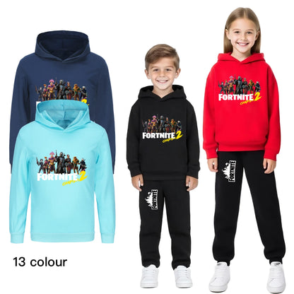 Fortnite Hoodie Kids Baby Cartoon Clothing Unisex Boys Long Sleeve Hooded Sweatshirts Youth Girls Casual Coats 1007