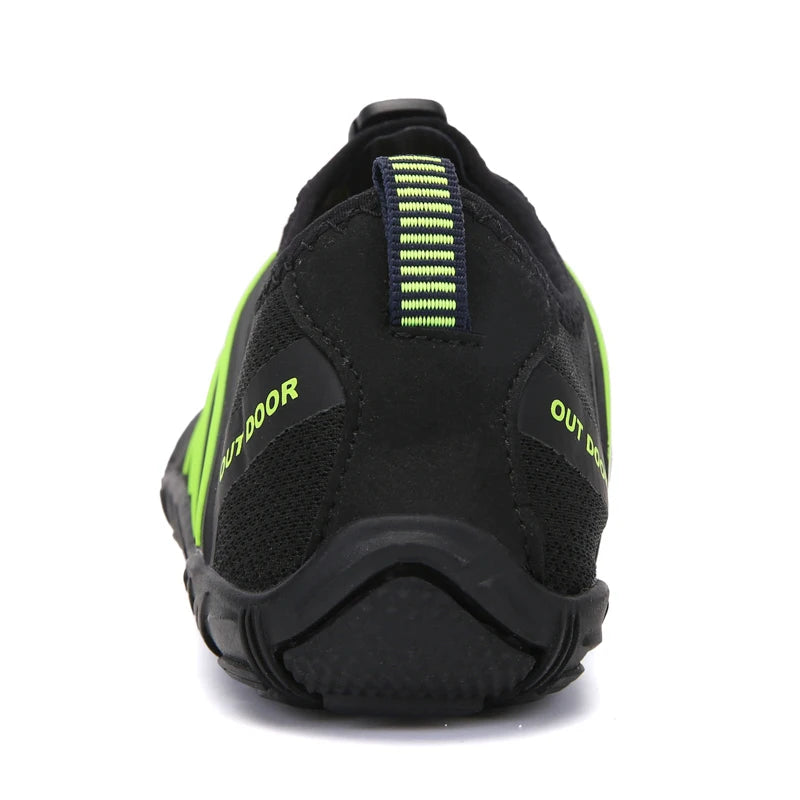 Men's Minimalist Running Cross Training Shoes Barefoot Shoes Big Toe Box Five Finger Shoes Saguaro Barefoot Pit Viper Paracord