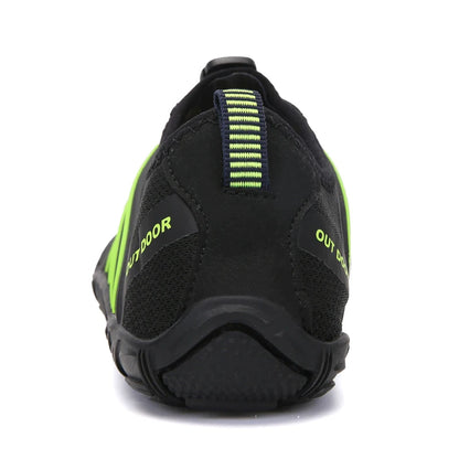 Men's Minimalist Running Cross Training Shoes Barefoot Shoes Big Toe Box Five Finger Shoes Saguaro Barefoot Pit Viper Paracord
